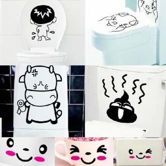 6 Designs As 1 Set  Waterproof Sticker 